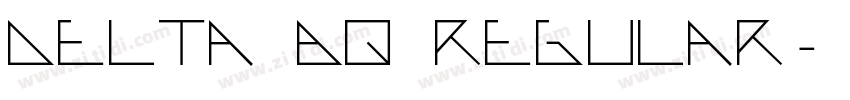 Delta BQ Regular字体转换